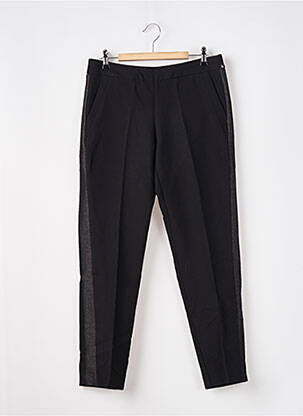 Pantalon 7/8 taille à pinces taille normale noir IRIS MITTENAERE FOR MORGAN femme
