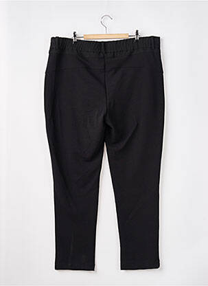 Pantalon 7/8 taille élastique taille normale noir MANGO femme