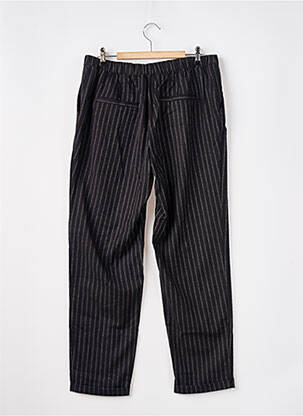 Pantalon chino tissage popeline taille normale noir MANGO femme