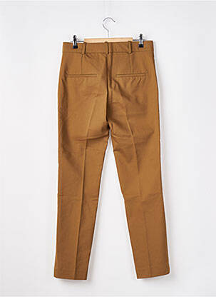 Pantalon 7/8 taille haute taille haute marron MANGO femme