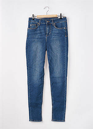 Jeans coupe slim stretch taille haute bleu LIU JO femme