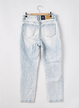 Jeans coupe slim effet usé délavé taille haute bleu VERO MODA femme