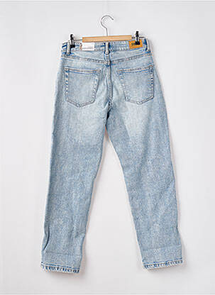 Jeans coupe slim effet usé délavé taille haute bleu ONLY femme