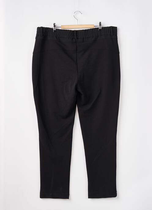 Pantalon 7/8 taille élastique taille normale noir MANGO femme