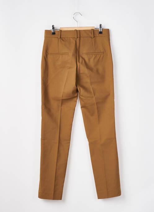 Pantalon 7/8 taille haute taille haute marron MANGO femme
