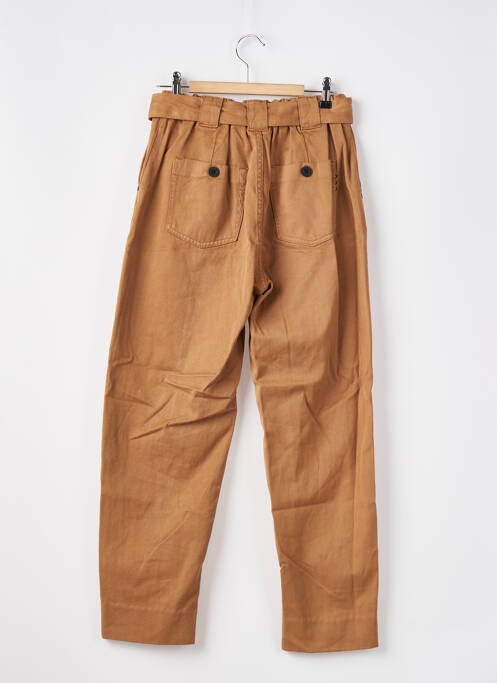 Jeans coupe droite marron SCOTCH & SODA pour femme