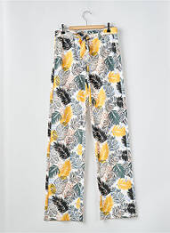 Pantalon large stretch taille élastique blanc GARCIA fille
