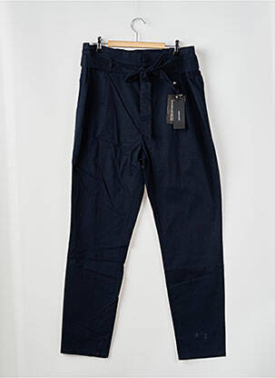 Pantalon droit stretch taille haute bleu VERO MODA femme