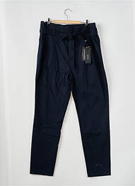 Pantalon droit stretch taille haute bleu VERO MODA femme
