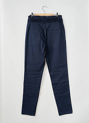 Pantalon droit stretch taille haute bleu VERO MODA femme