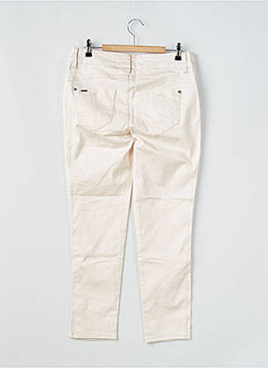 Pantalon 7/8 stretch taille normale beige STREET ONE femme
