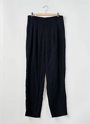 Pantalon large coupe fluide taille haute bleu MEXX femme