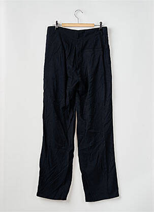 Pantalon large taille à pinces taille haute bleu MEXX femme