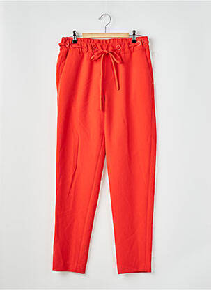 Pantalon droit stretch taille normale rouge KOCCA femme