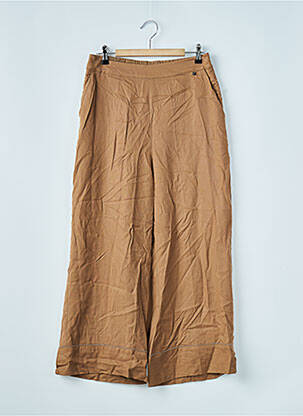 Pantalon 7/8 taille haute taille haute beige KOCCA femme