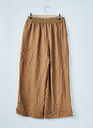 Pantalon 7/8 taille haute taille haute beige KOCCA femme