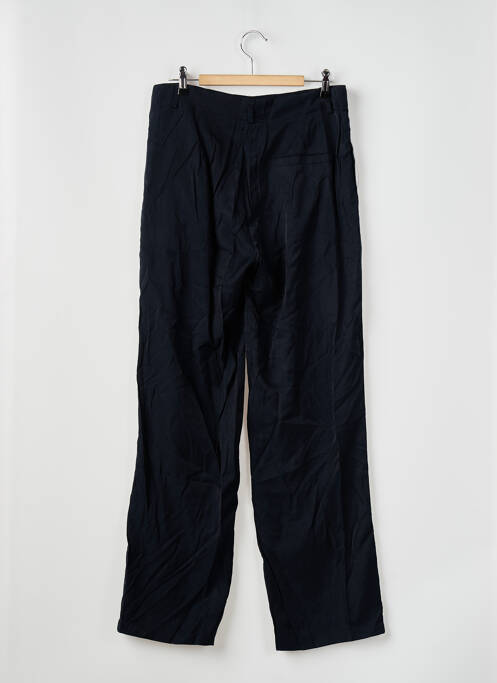Pantalon large taille à pinces taille haute bleu MEXX femme