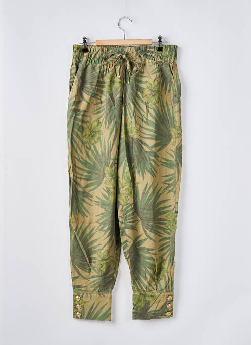 Pantalon droit vert KOCCA pour femme