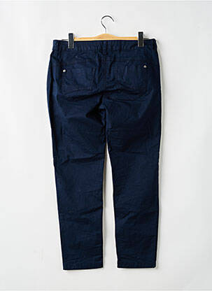 Pantalon slim tissage popeline bleu STREET ONE femme
