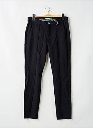 Pantalon chino fermeture zippée sous rabat boutonné taille haute noir STREET ONE femme