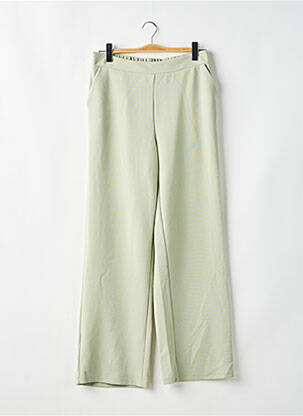 Pantalon large tissage crêpe taille normale vert VERO MODA femme