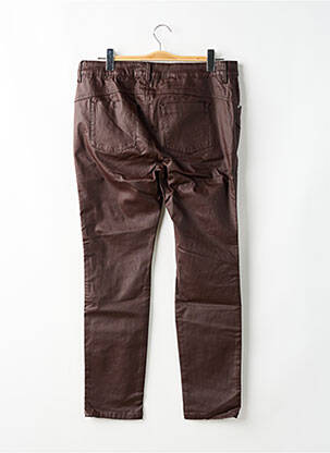 Pantalon slim tissage enduit taille normale rouge STREET ONE femme
