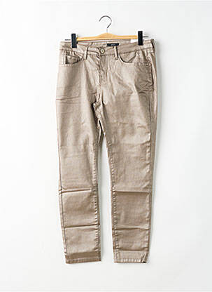 Pantalon slim tissage enduit taille normale gris OPUS femme