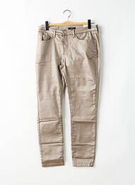 Pantalon slim tissage enduit taille normale gris OPUS femme