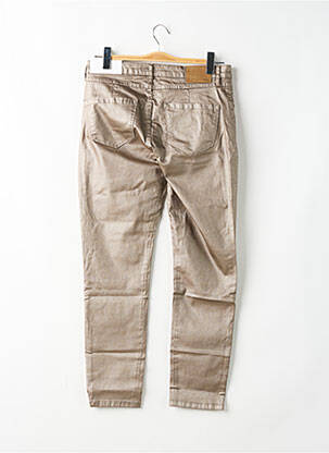 Pantalon slim tissage enduit taille normale gris OPUS femme