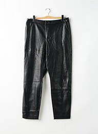 Pantalon chino fermeture zippée sous rabat avec crochet taille normale noir VERO MODA femme