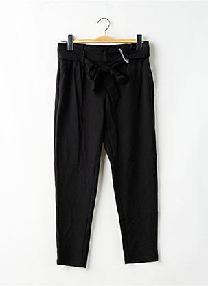 Pantalon droit stretch taille haute noir STREET ONE femme