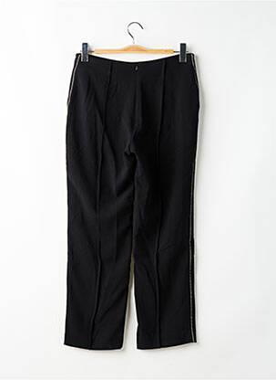 Pantalon droit stretch taille normale noir MANGO femme