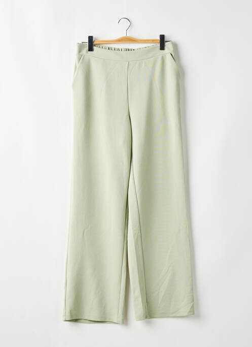 Pantalon large tissage crêpe taille normale vert VERO MODA femme