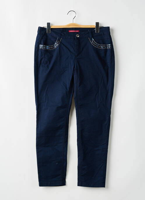 Pantalon slim bleu STREET ONE pour femme