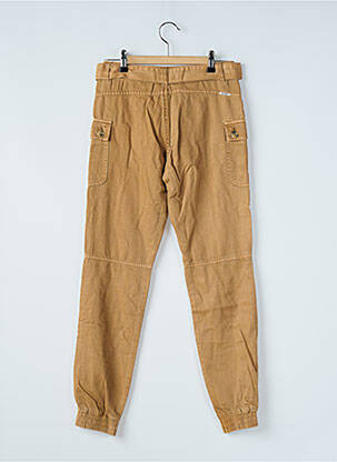 Pantalon cargo resserrée sur le bas taille ajustable beige GARCIA fille