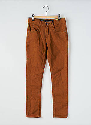 Jeans coupe slim stretch taille ajustable marron CARS JEANS garçon