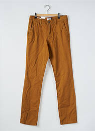 Pantalon chino stretch taille normale marron JACK & JONES homme