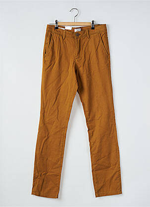 Pantalon chino stretch taille normale marron JACK & JONES homme