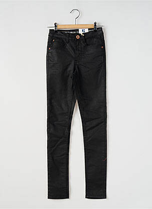 Pantalon slim taille haute noir GARCIA fille