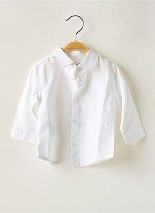 Chemise manches longues manches longues blanc MAYORAL garcon
