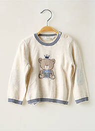 Pull imprimé fantaisie manches longues beige MAYORAL garcon