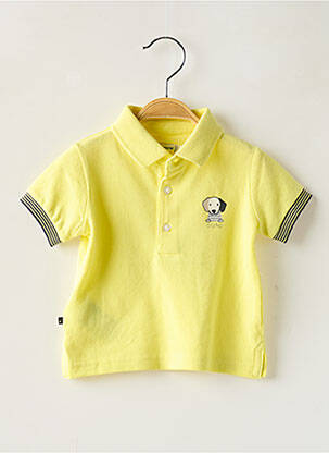 Polo coupe droite manches courtes jaune MAYORAL garçon