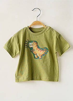 T-shirt coupe droite manches courtes vert MAYORAL garçon