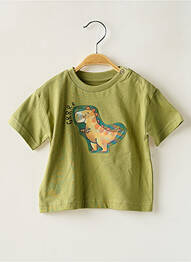 T-shirt coupe droite manches courtes vert MAYORAL garcon