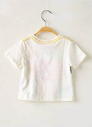 T-shirt coupe droite manches courtes blanc BOBOLI garçon