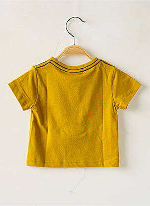 T-shirt imprimé fantaisie manches courtes jaune BOBOLI garçon