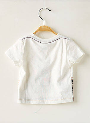 T-shirt imprimé fantaisie manches courtes blanc BOBOLI garçon