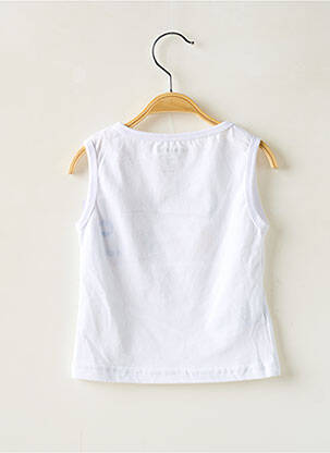 T-shirt coupe droite fines bretelles blanc MAYORAL garçon