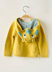 Gilet manches longues jaune BOBOLI pour garçon seconde vue