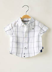 Chemise manches courtes blanc BOBOLI pour garçon seconde vue